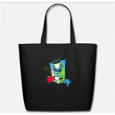 Still Life With Mermaid Black Eco-Friendly Tote Bag